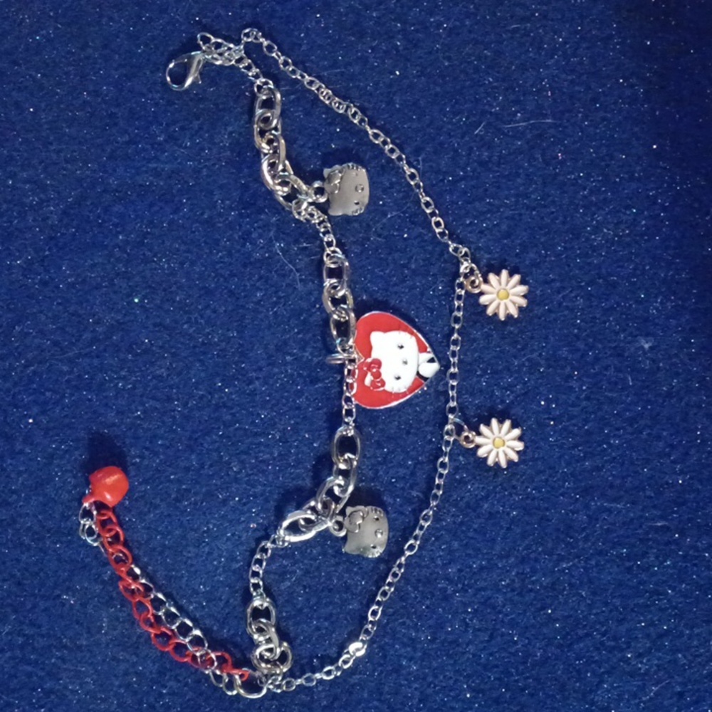 Hello Kitty 2 chain bracelet